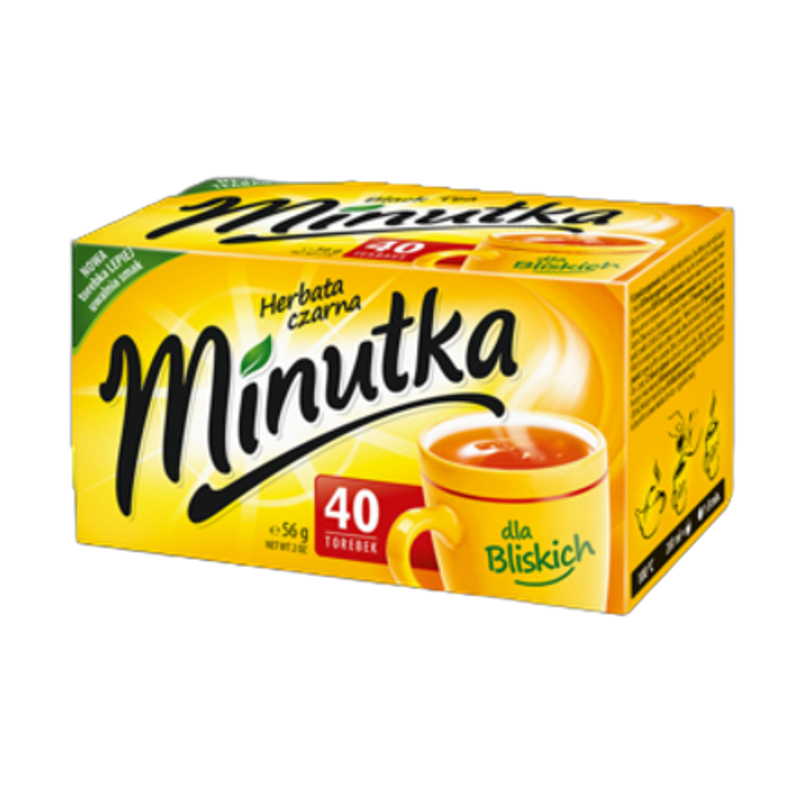 Minutka czarna 40 torebek, 56 g