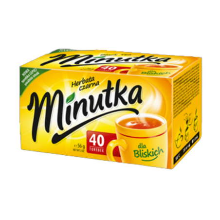 Minutka czarna 40 torebek, 56 g