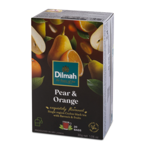 Dilmah Pear & Orange Flavoured Black Tea 20x1,5 g