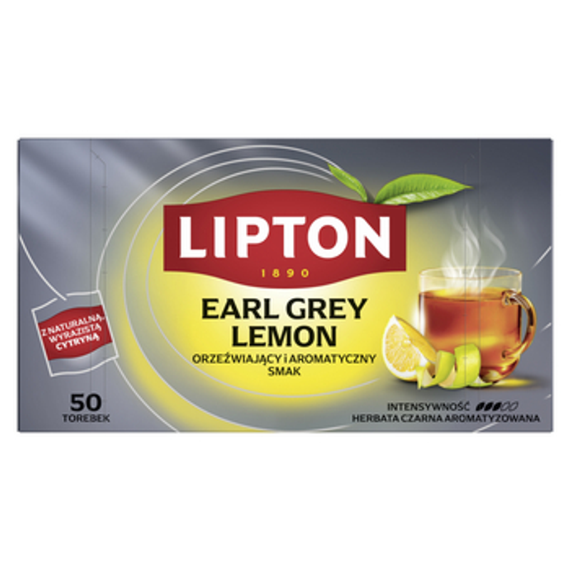 Lipton Earl Grey Lemon 50tb 25g