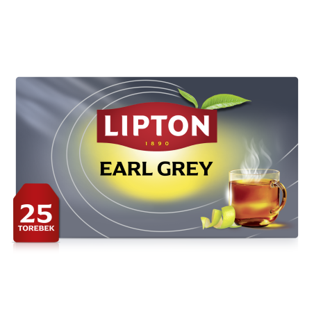 LIPTON Earl Grey Classic herbata czarna 37,5 g (25 torebek)