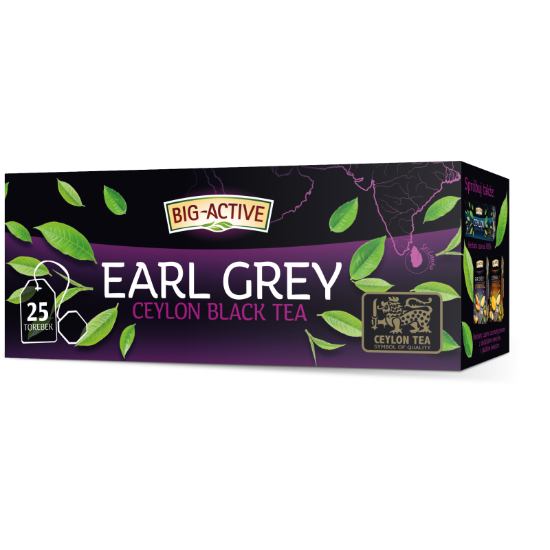 Herbata Big-Active Earl Grey Pure Ceylon 25 torebek