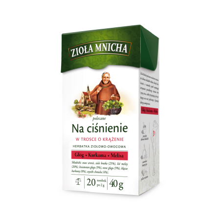 Zioła Mnicha na ciśnienie 20 torebek /40g