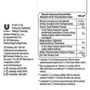 Saga Herbata Czarna Granulowana 90 G