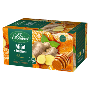 Bifix Premium Miód z Imbirem Herbatka Owoc. Ekspr. 20x2g
