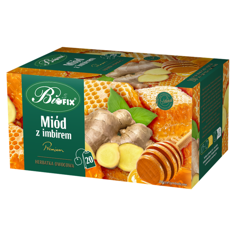 Bifix Premium Miód z Imbirem Herbatka Owoc. Ekspr. 20x2g