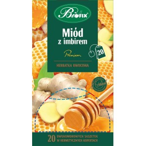 Bifix Premium Miód z Imbirem Herbatka Owoc. Ekspr. 20x2g