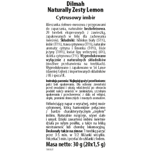 Dilmah Naturally Zesty Lemon [20x1,5g]