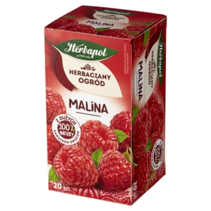 Herbaciany Ogród Malina - Herbata Owocowa Malinowa Ekspresowa - 20 Torebek X10