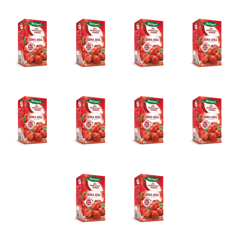 Herbaciany Ogród herbatka owocowa dzika róża 20tb/70g X10
