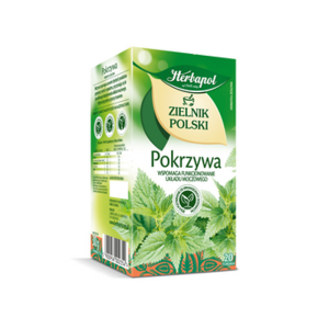 Zielnik Polski Pokrzywa - Herbata Ziołowa Ekspresowa z Pokrzywy 20 Torebek X12