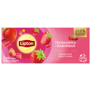 Lipton Fruit Truskawka i Rabarbar 20TB