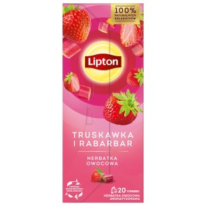 Lipton Fruit Truskawka i Rabarbar 20TB