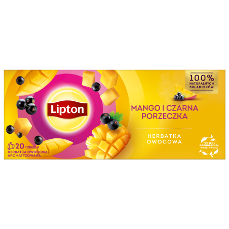 Lipton Fruit Mango i Czarna porzeczka 20TB