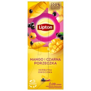 Lipton Fruit Mango i Czarna porzeczka 20TB
