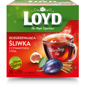 Loyd Herbatka Rozgrzewająca Śliwka & Cynamon (20 x 2g)
