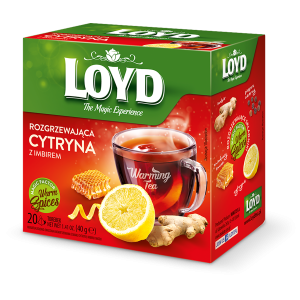 Loyd Herbatka Rozgrzewająca Cytryna z Imbirem (20x2g)