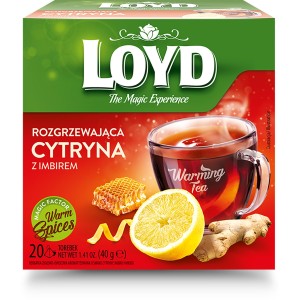 Loyd Herbatka Rozgrzewająca Cytryna z Imbirem (20x2g)