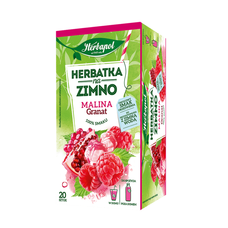 Herbapol Herbatka na zimno Malina Granat 20TB/36G
