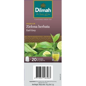 Dilmah Green Tea with Earl Grey [20x1,5g]