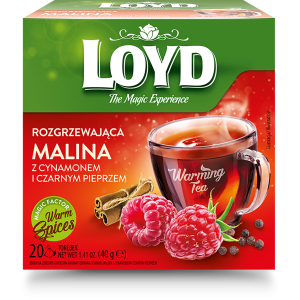 Loyd Herbatka Rozgrzewająca Malina z cynamonem (20x2 g)