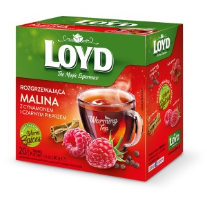 Loyd Herbatka Rozgrzewająca Malina z cynamonem (20x2 g)