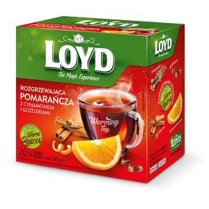 Loyd Herbatka Rozgrzewająca Pomarańcza & Cynamon (20x2g)