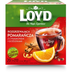 Loyd Herbatka Rozgrzewająca Pomarańcza & Cynamon (20x2g)