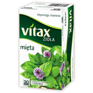 Herbata Vitax Zioła Mięta 20 torebek x 1,5g