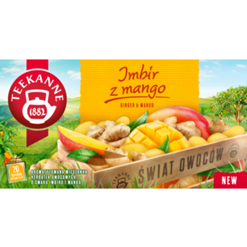 Herbatka owocowa TEEKANNE Imbir z mango 20 torebek