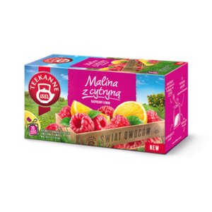 Herbatka owocowa TEEKANNE Świat Owoców Malina z cytryną 20x2.25g
