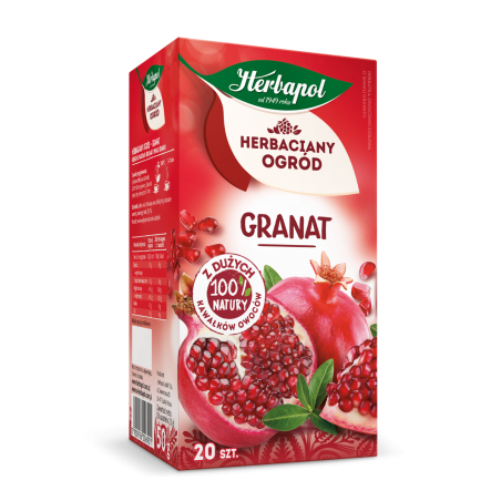 Herbaciany Ogród Granat (20 torebek x 2,5g) 50g