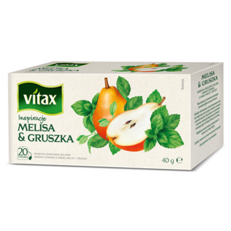 Herbata Vitax Inspiracje Melisa&Gruszka 20 torebek x 2g