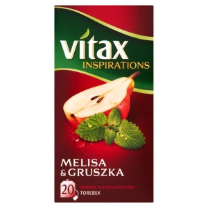 Herbata Vitax Inspiracje Melisa&Gruszka 20 torebek x 2g
