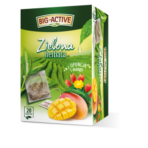 Big-Active - Herbata zielona z opuncją i mango (20tb x 1,7g)