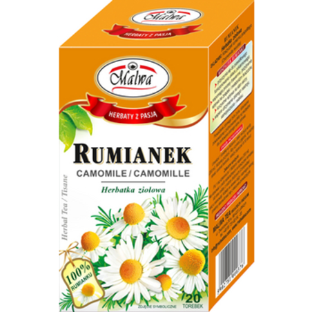 Malwa Herbata ziołowa rumianek 20x1,5g