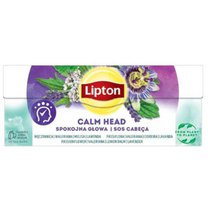 Herbata ziołowa Lipton Spokojna głowa z aromatem 20 TB 26g