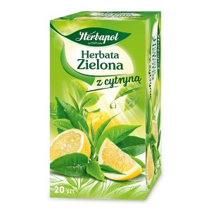 Herbapol Herbata zielona z cytryną (20 torebek x 1,7g) 34g