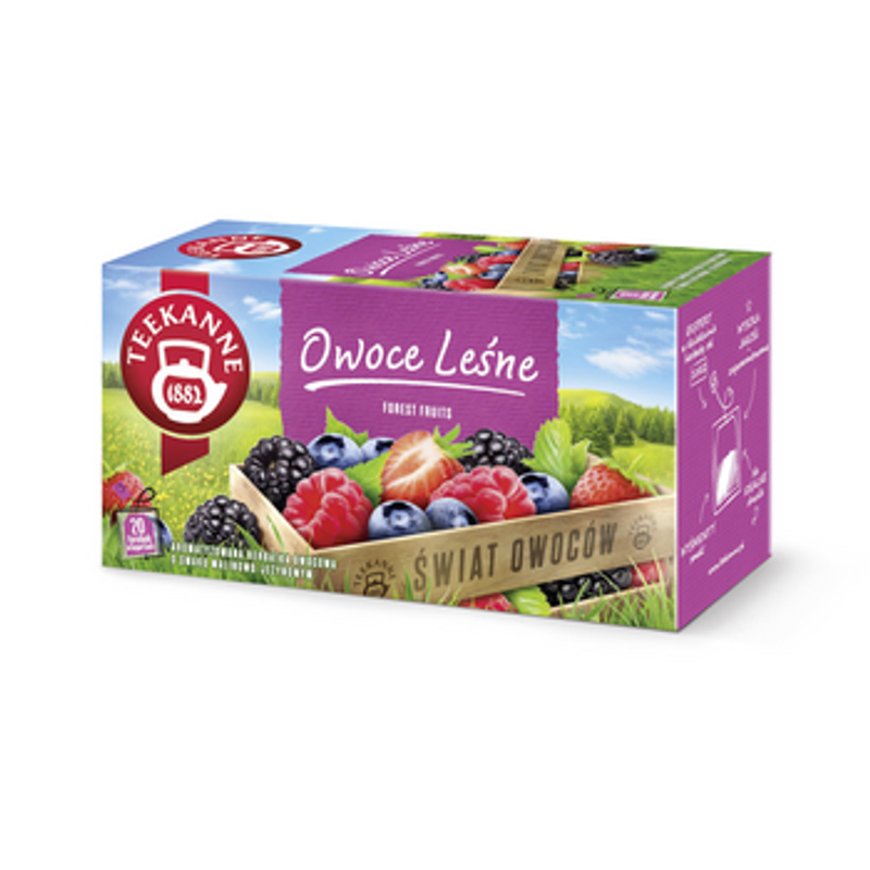 Herbatka owocowa TEEKANNE Świat Owoców Owoce Leśne 20 torebek x 2,50g