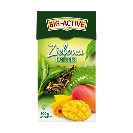 Big-Active herbata zielona z mango liść 100g