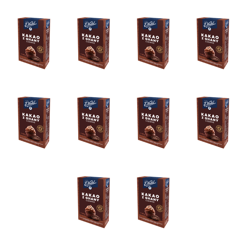 E. Wedel Kakao ciemne z Ghany 180g X10