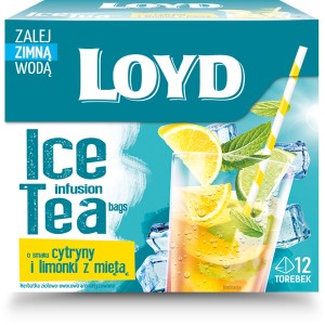 Loyd Ice Tea o smaku cytryny i limonki z miętą 2,5GX12