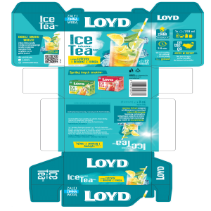 Loyd Ice Tea o smaku cytryny i limonki z miętą 2,5GX12