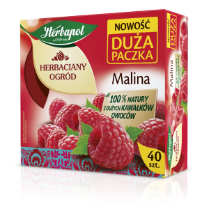 Herbaciany Ogród herbatka owocowa malina Rodzinna Paczka 40tb/108g