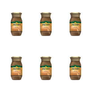 Jacobs Crema Kawa rozpuszczalna 200 g X6