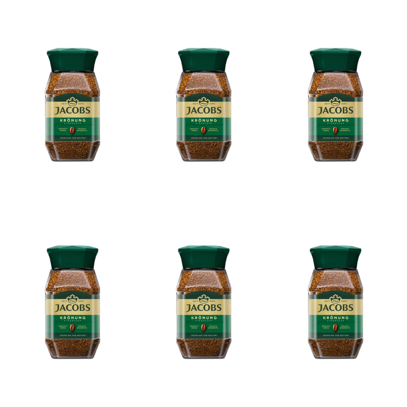 Jacobs Kronung Kawa rozpuszczalna 200 g X6
