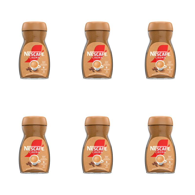 NESCAFÉ Crema Kawa rozpuszczalna 200g X6