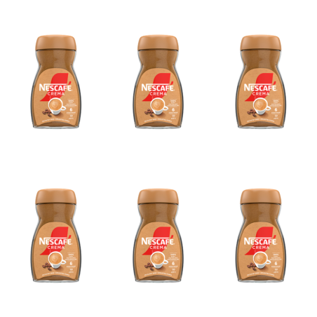 NESCAFÉ Crema Kawa rozpuszczalna 200g X6