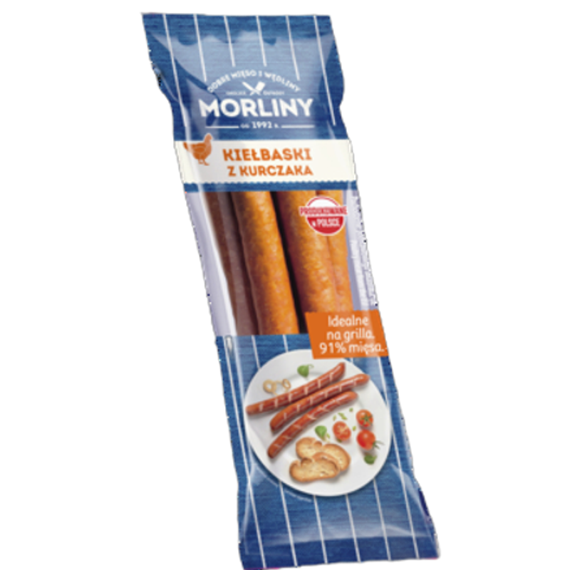 Kiełbaski z kurczaka 360g Morliny
