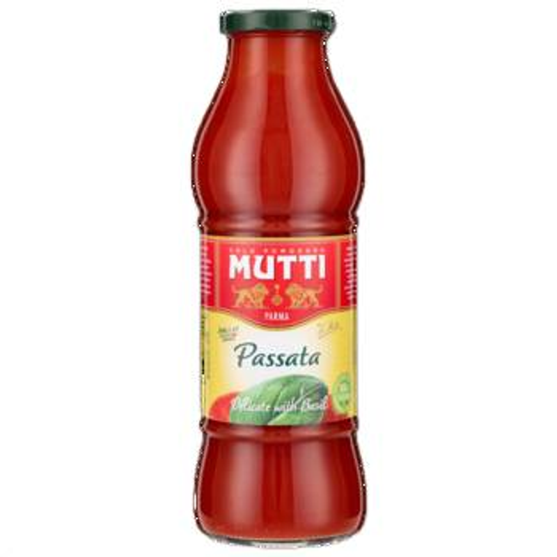 Mutti Passata z bazylią butelka 700 g